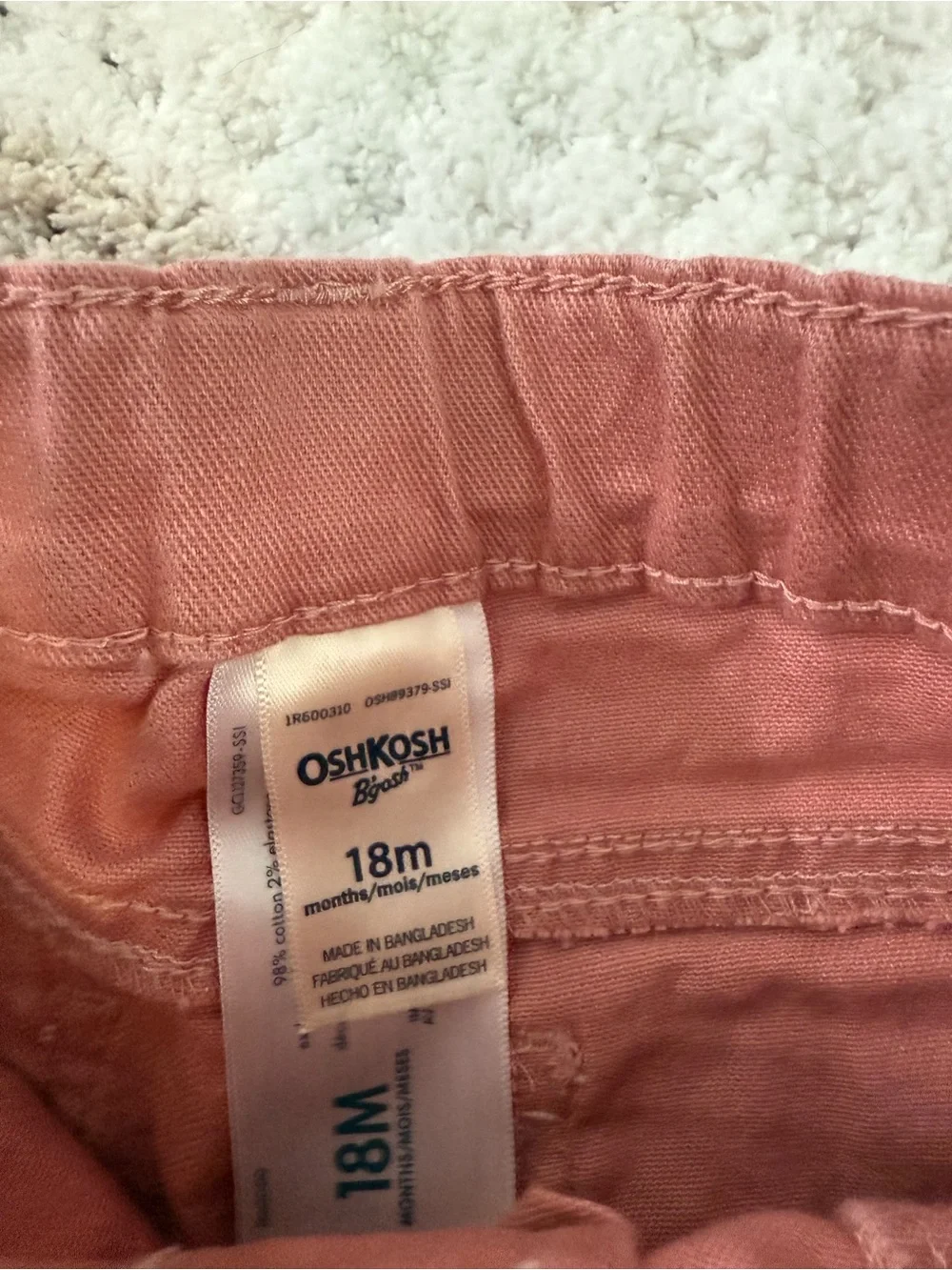 OshKosh Dusty Rose Flared Pants